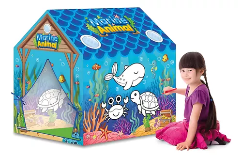 Miniatura 5 de Carpa Coloreable Animales Para Jugar