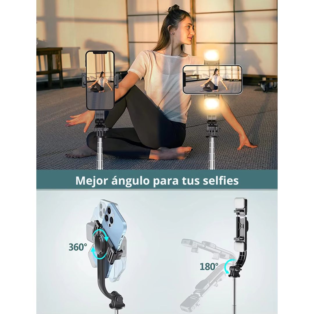 Miniatura 2 de Selfie Stick Trípode Con Bluetooth Y Con