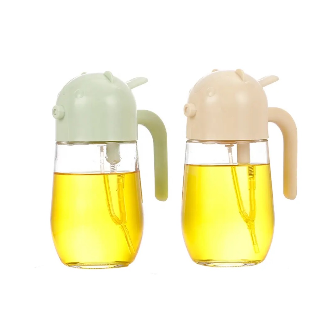 Dispensador y rociador de aceite 2 en 1