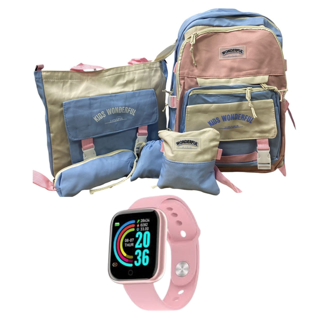 maletin x5 + reloj smartwatch