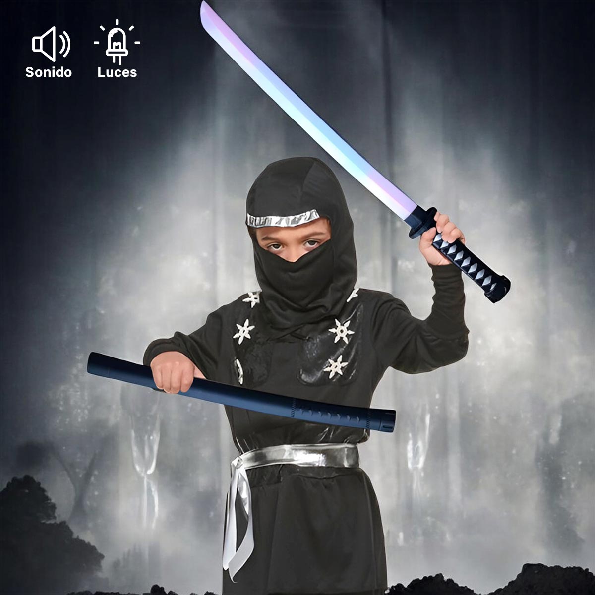 Miniatura 2 de Espada Ninja Katana Samurai PT21484