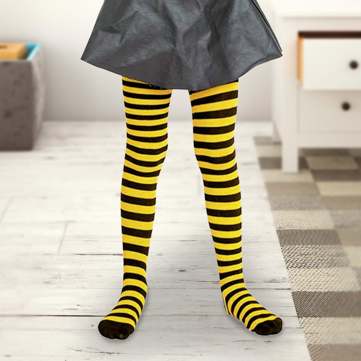 Medias Largas Abeja Halloween MNA01