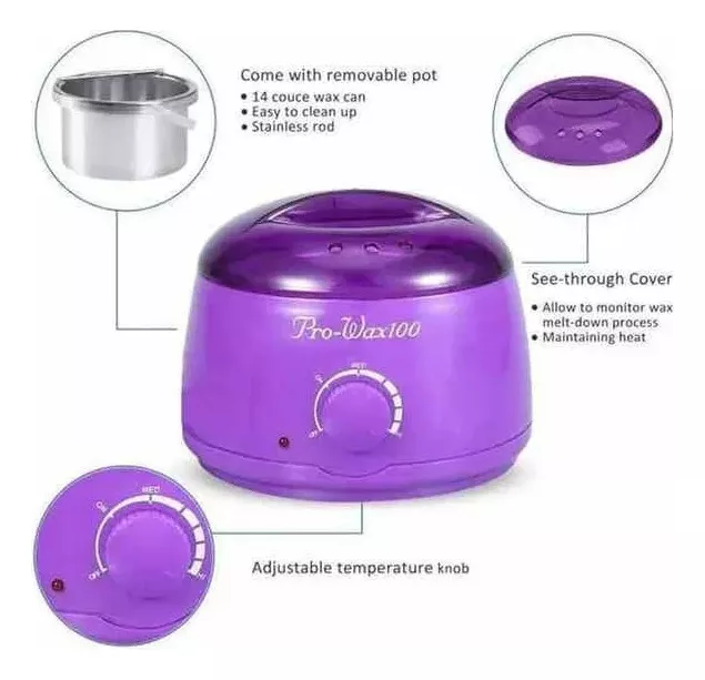 Miniatura 1 de OLLA DE CERA CALENTADOR DEPILAR