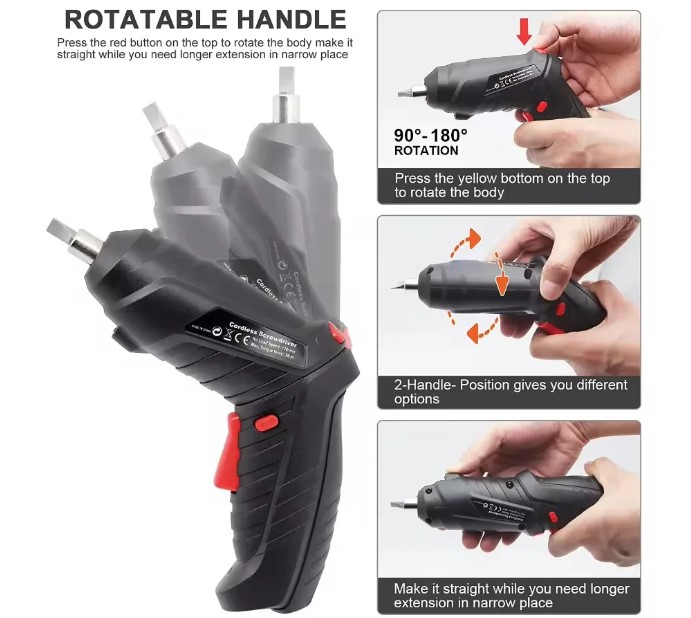 Miniatura 5 de Destornillador Inalámbrico Maleta NEGRO