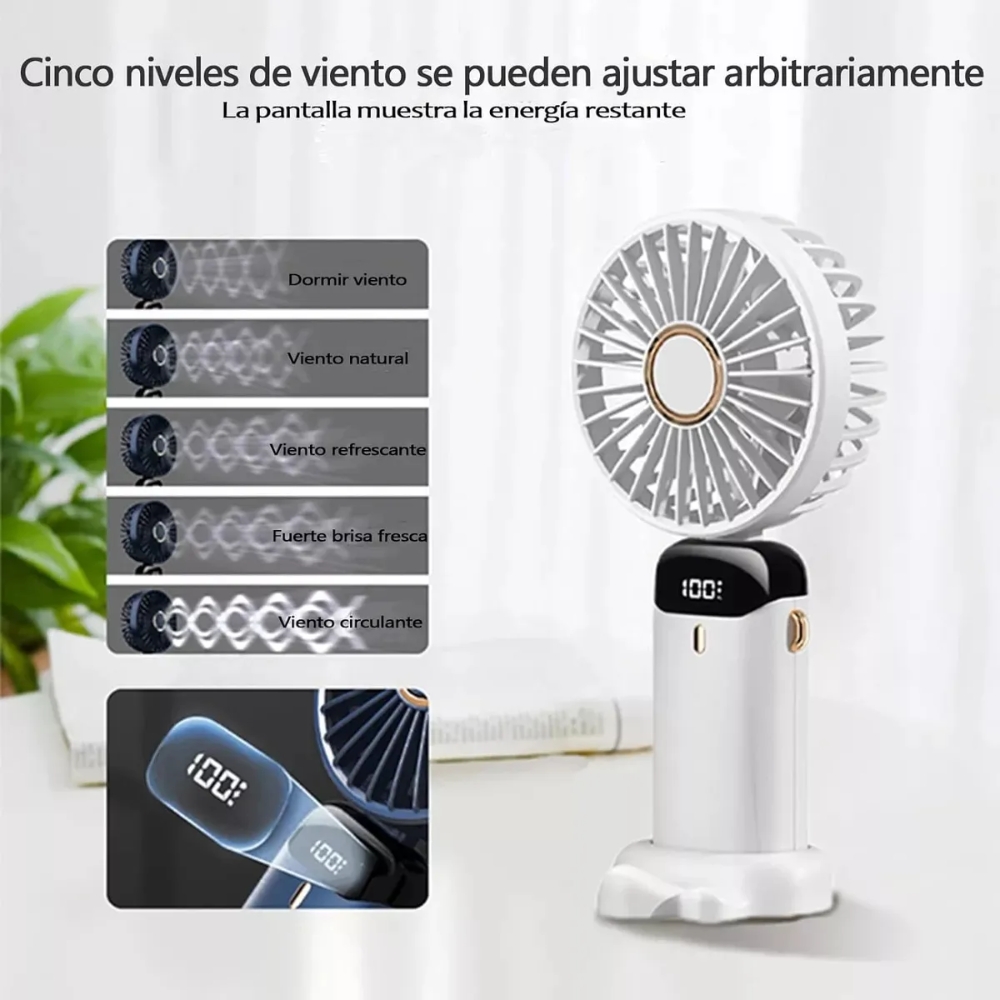 Miniatura 3 de Ventilador Recargable Usb Portatil N15