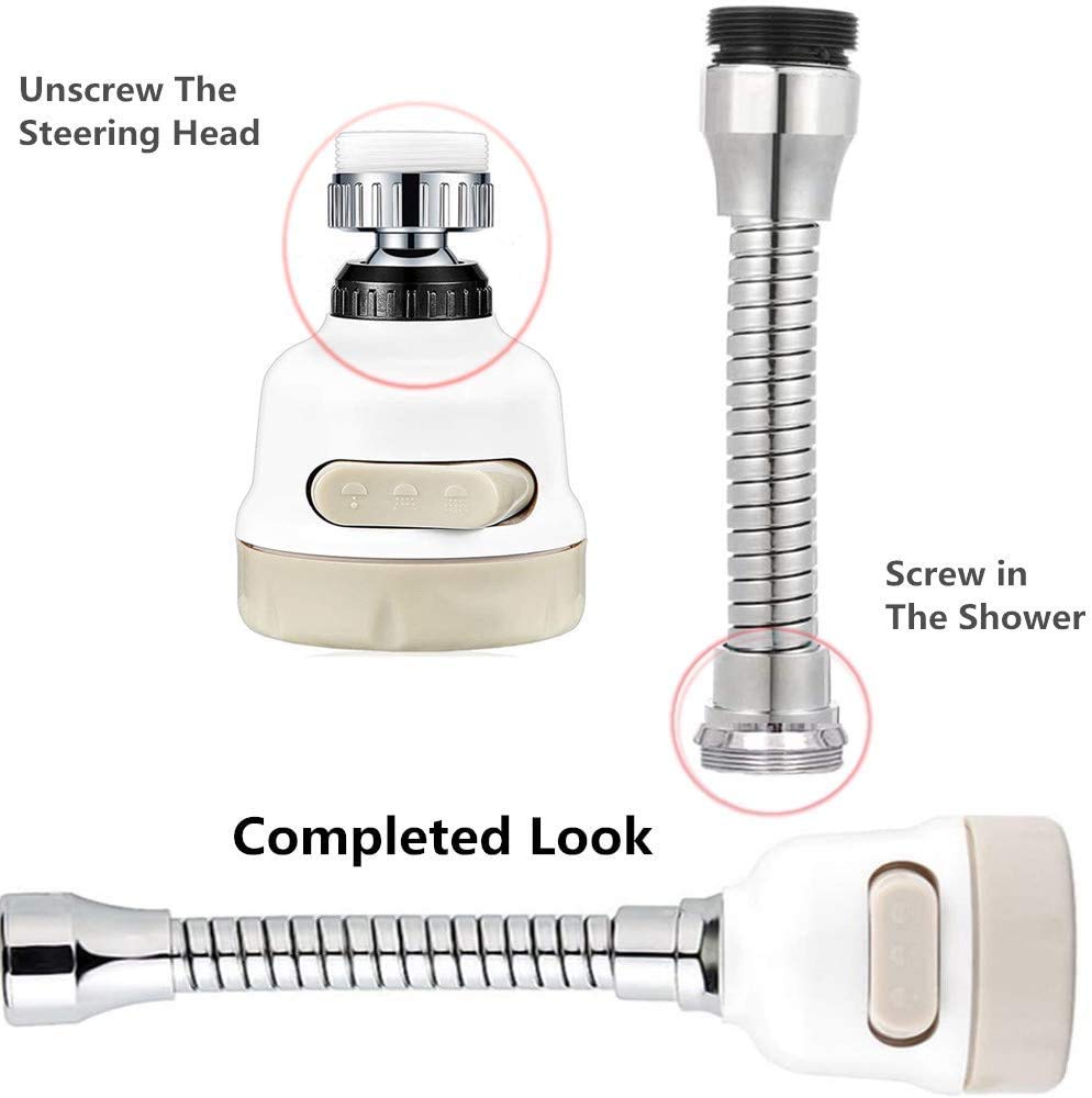 Miniatura 4 de Aireador grifo extensor 3 Nivel presion