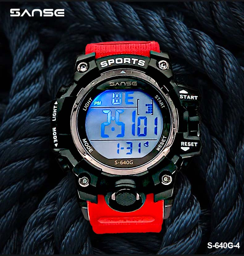 S-640G-4 RELOJ SANSE ROJO DEP HOM