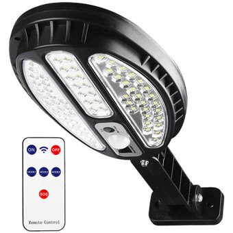 Lampara solar de 120 grados con sensor