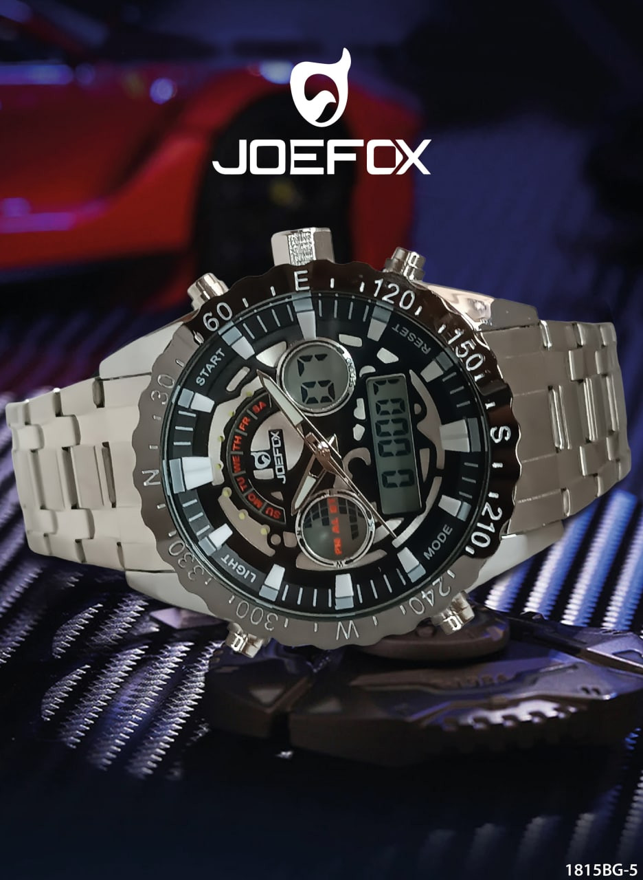 Miniatura 4 de 1815BG-5 RELOJ JOEFOX METAL DOBLE HORA