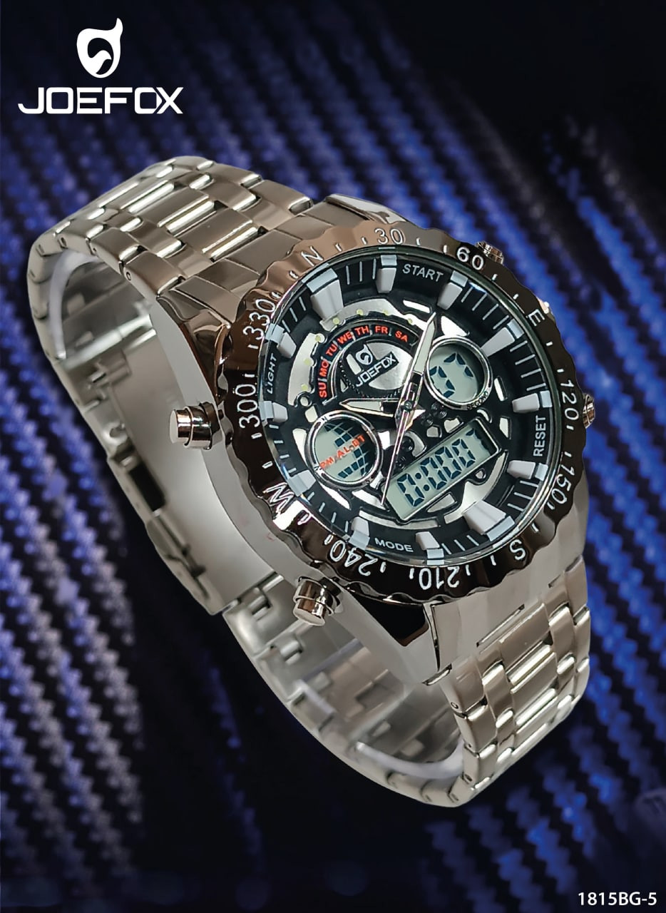 Miniatura 3 de 1815BG-5 RELOJ JOEFOX METAL DOBLE HORA