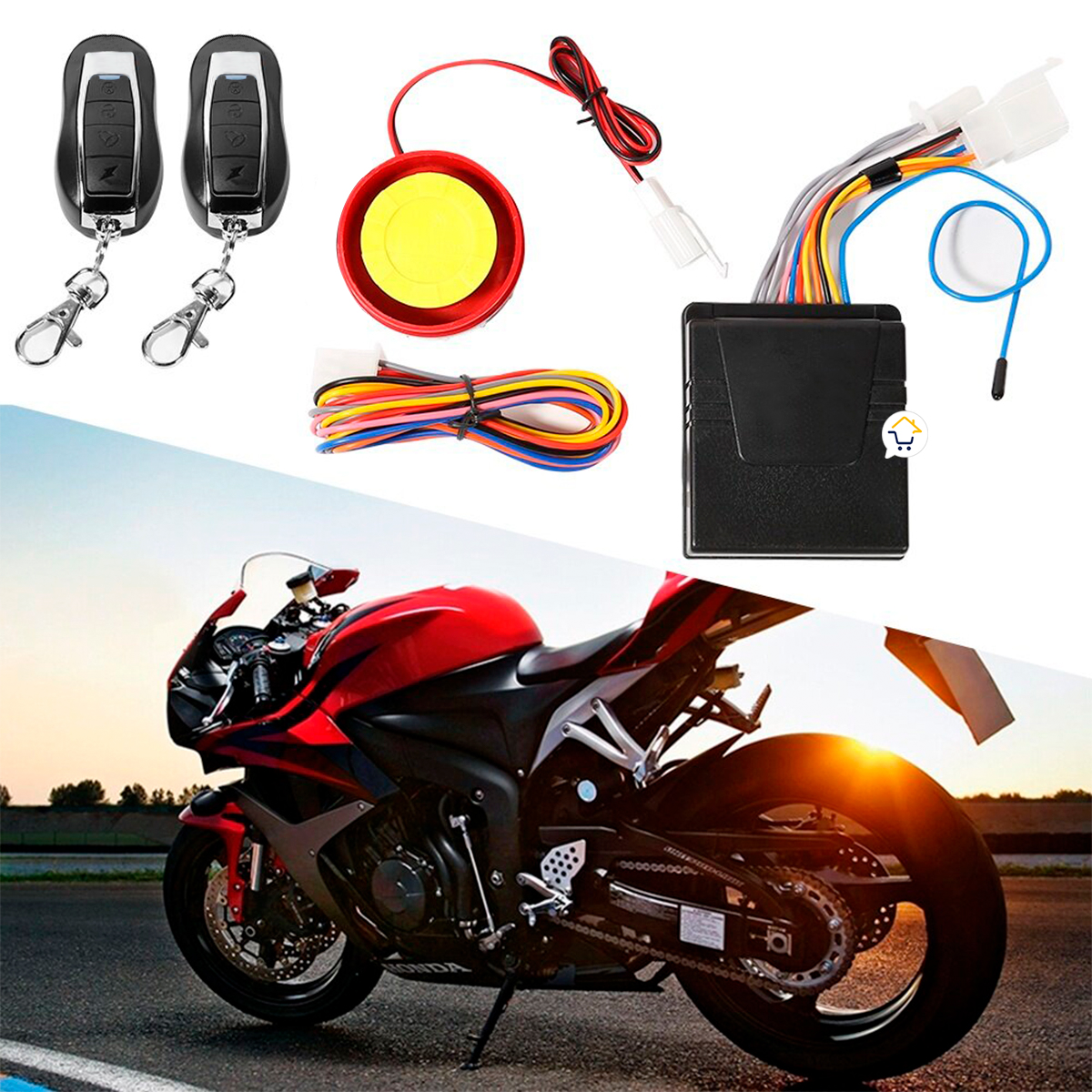 Alarma Para Moto Largo Alcance MJ433