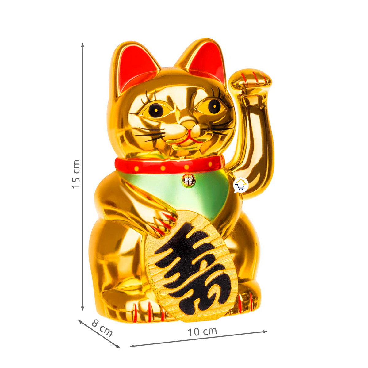 Miniatura 2 de Gato De La Suerte Figura 0256A