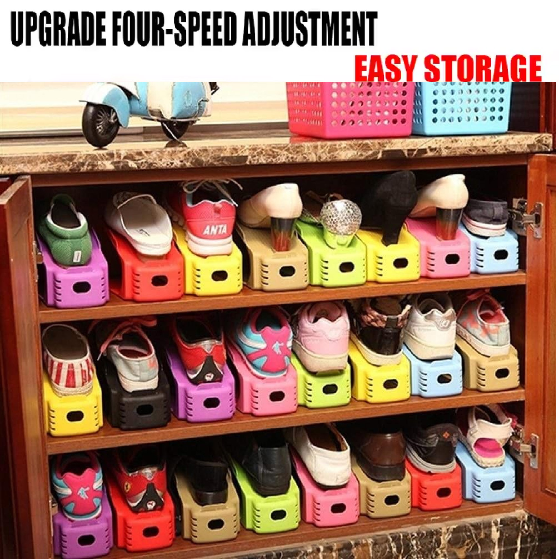 Miniatura 5 de Set X4 Organizadores De Zapatos Calzado