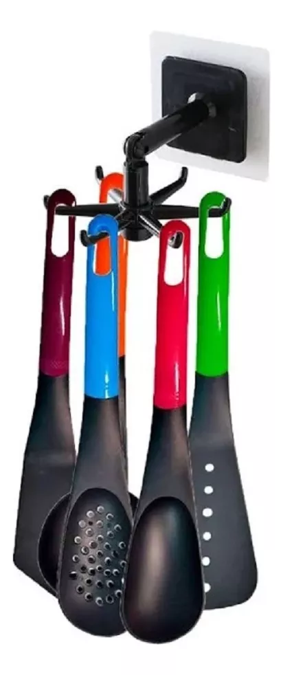 Miniatura 1 de GANCHOS ADHESIVOS GIRATORIOS MULTIUSOS