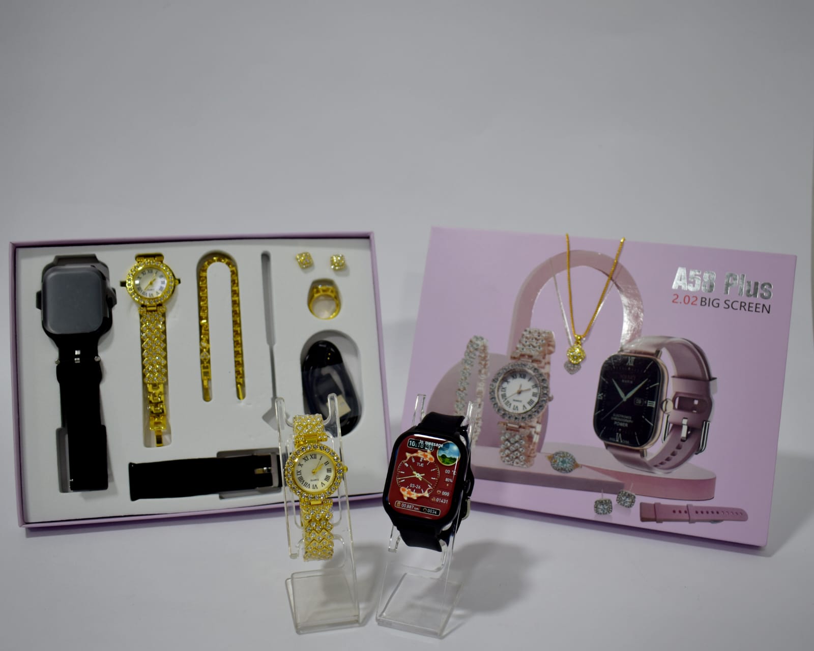 SmartWatch A58 Plus + set de joyas