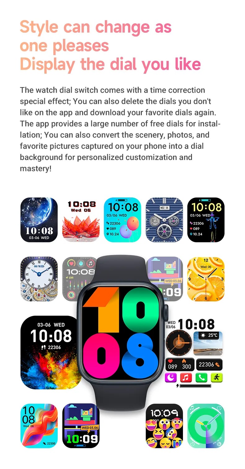 Miniatura 5 de Smart Watch 3 Strap Wireless Waterproof