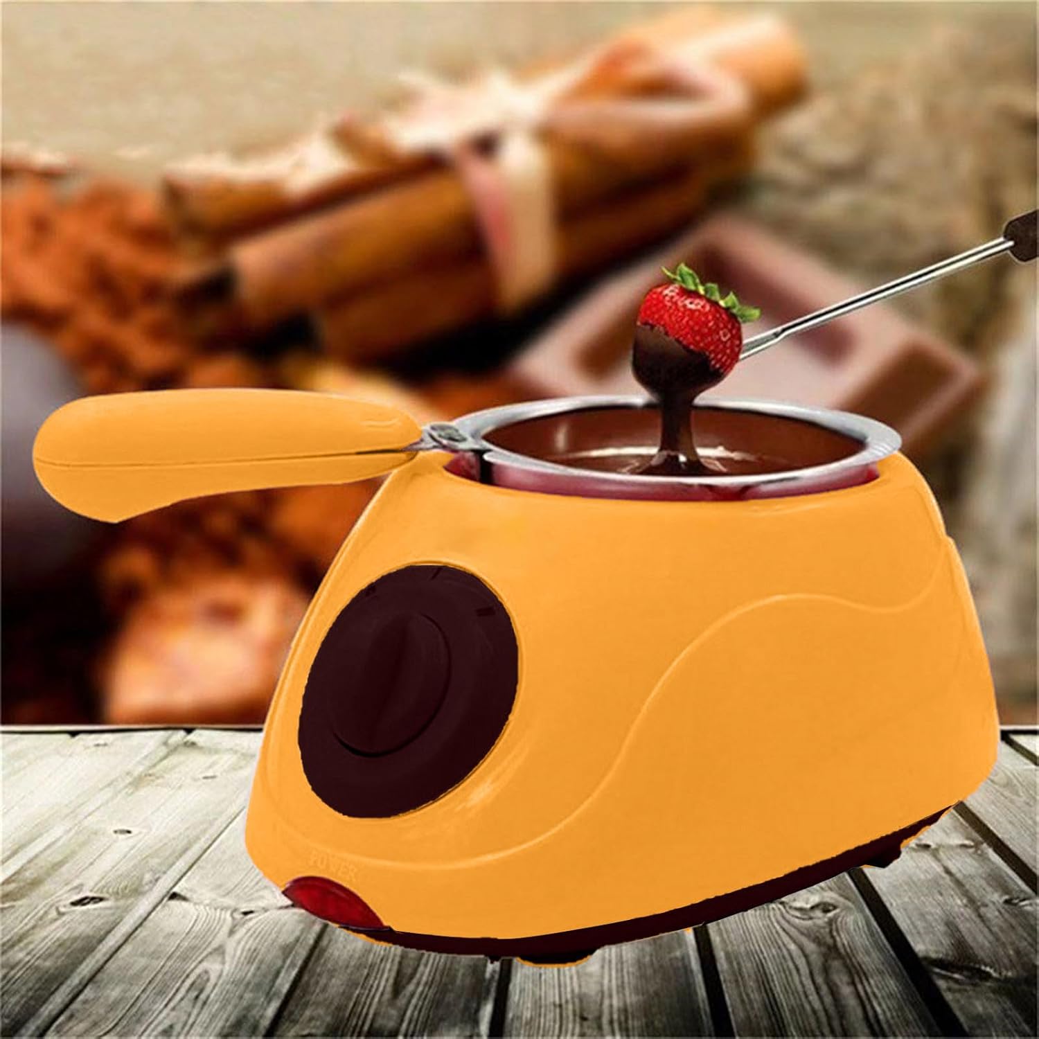 Olla eléctrica para fundir chocolate