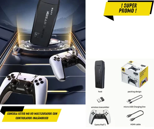 Consola Retro M8 HD Multijugador con Con