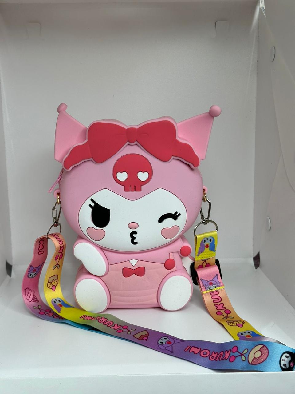 BOLSO EN SILICONA DISEÑO KUROMI GRANDE