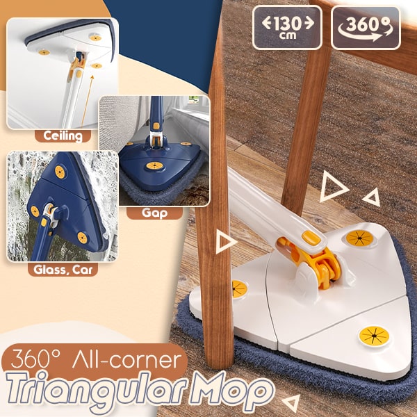 Miniatura 5 de Trapeador triangular extensible 360