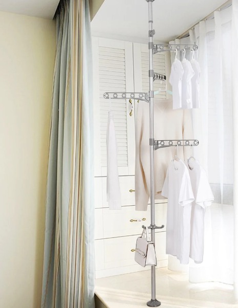 Tendedero Vertical Retráctil De Piso A T