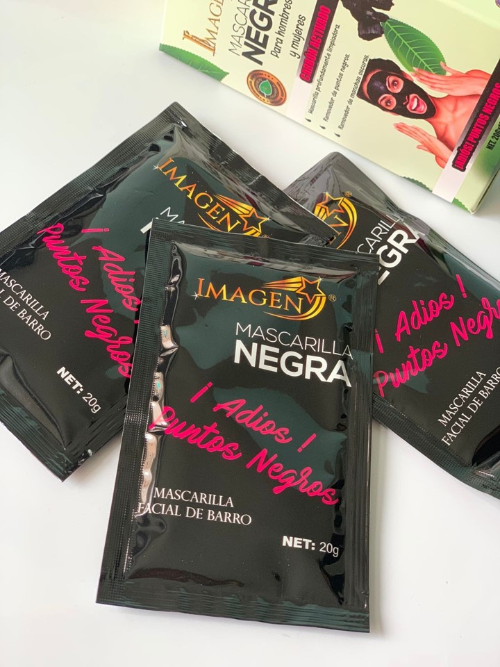 MEGA SOBRE MASCARILLA NEGRA 20G