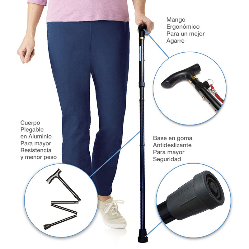 Miniatura 5 de Baston Plegable Portable BP01SBMG