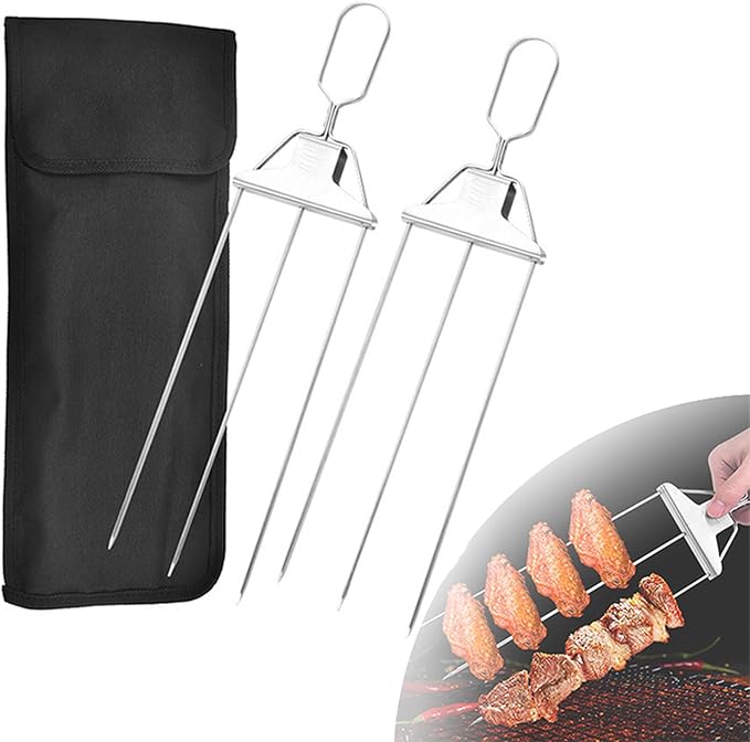 Miniatura 3 de Tenedor De Carne Asada BBQ X2