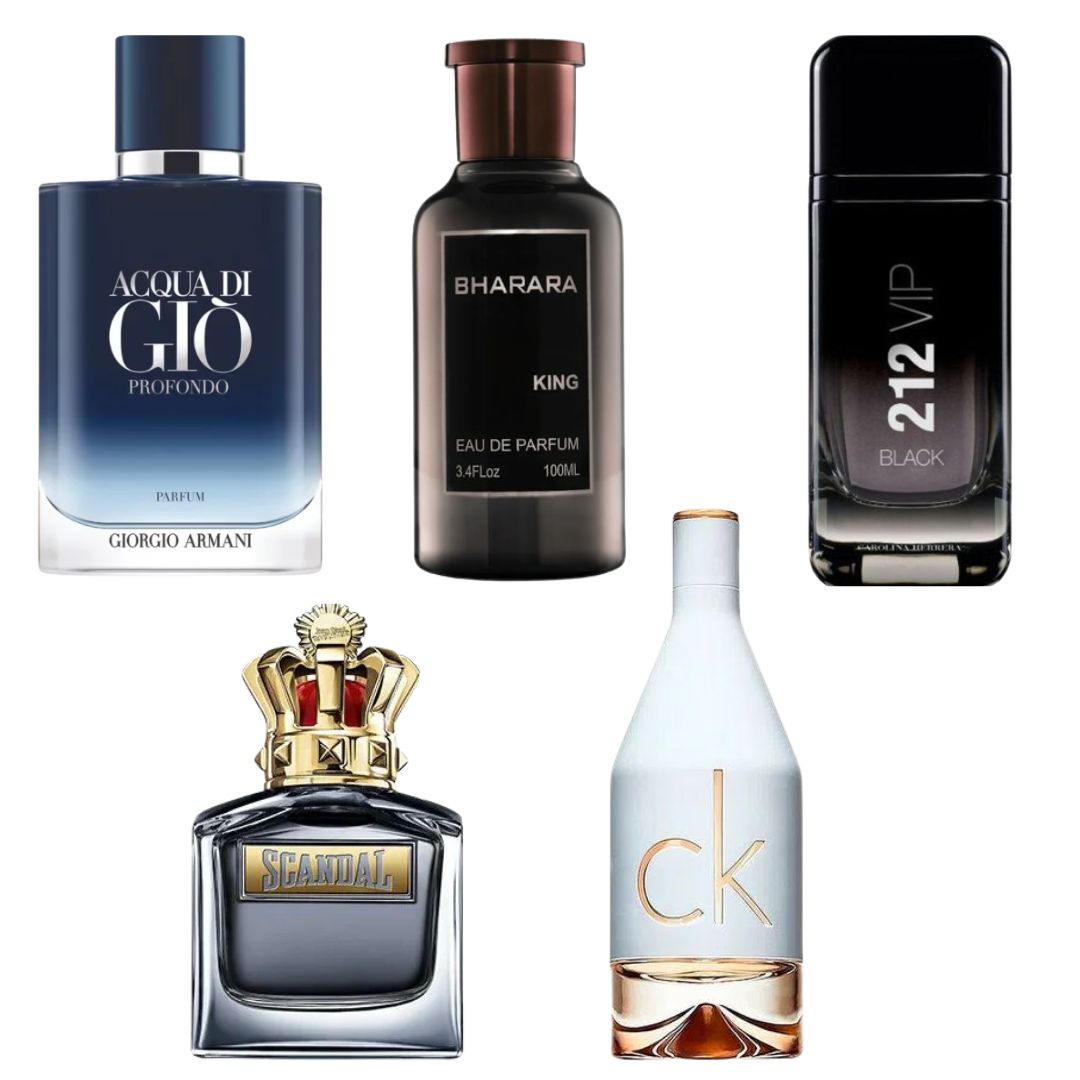 COMBO 5 PERFUMES TIENDA MALI