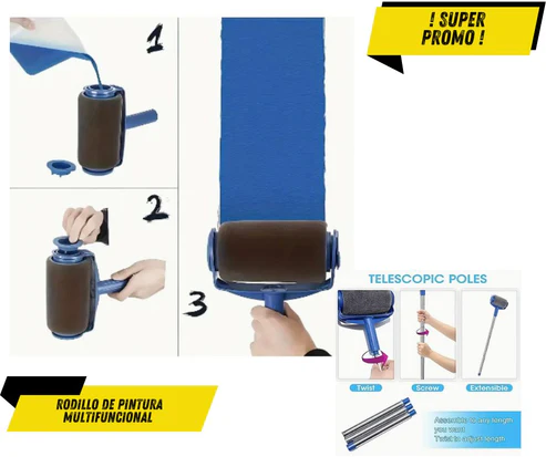 Vista 2 de Rodillo de Pintura Multifuncional ®