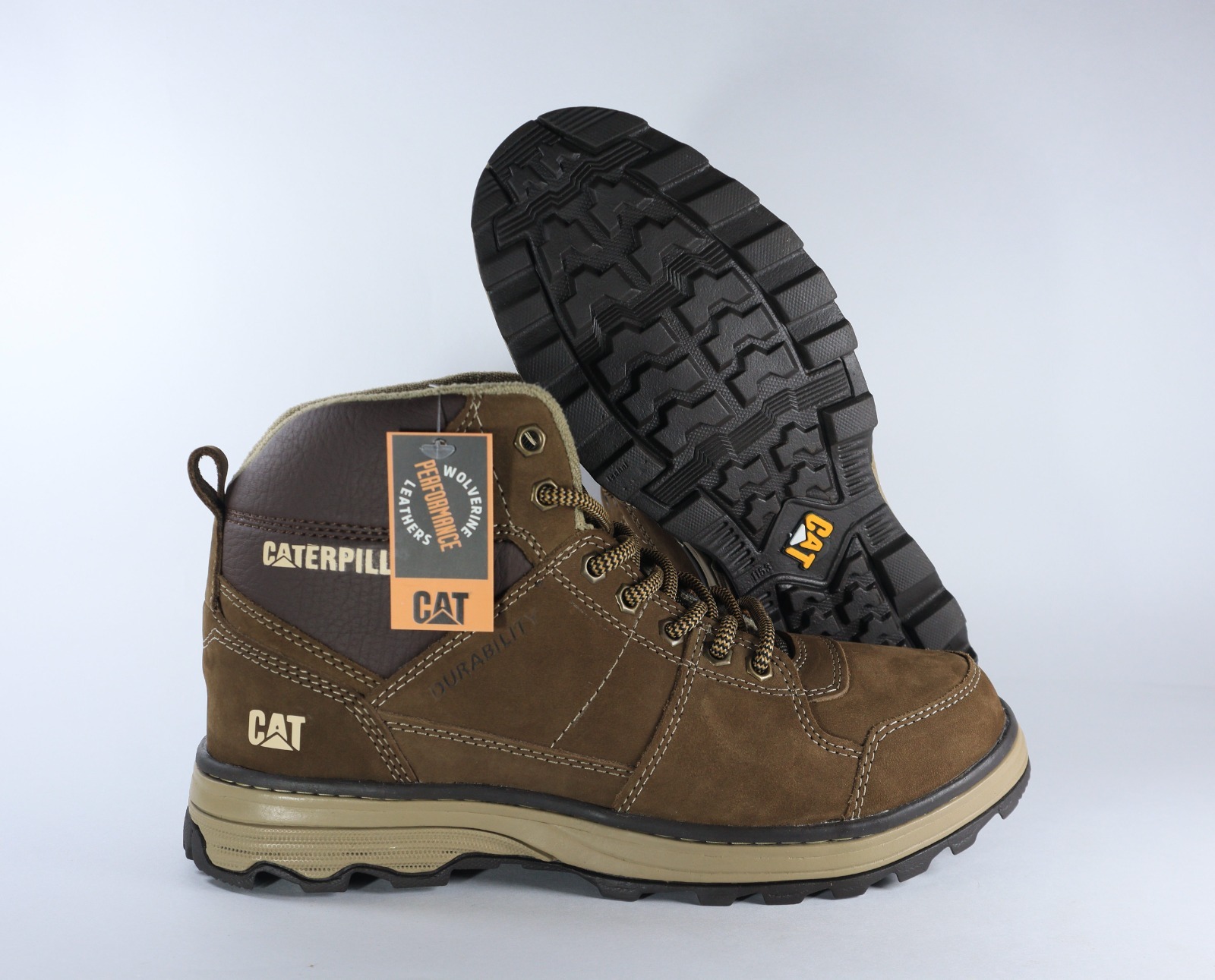 Bota Caterpillar 1371 Marron sin puntera