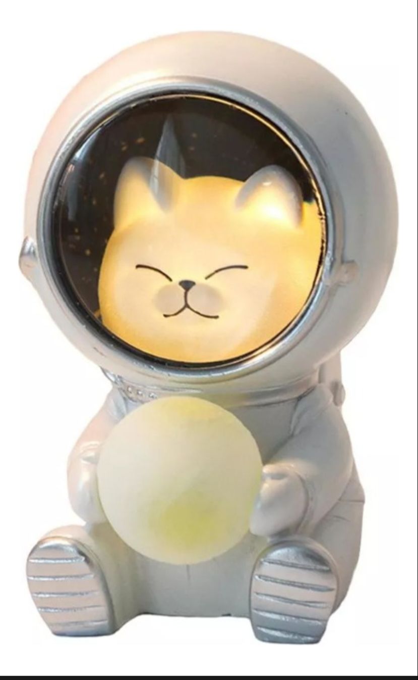 Lampara Astronauta Gato