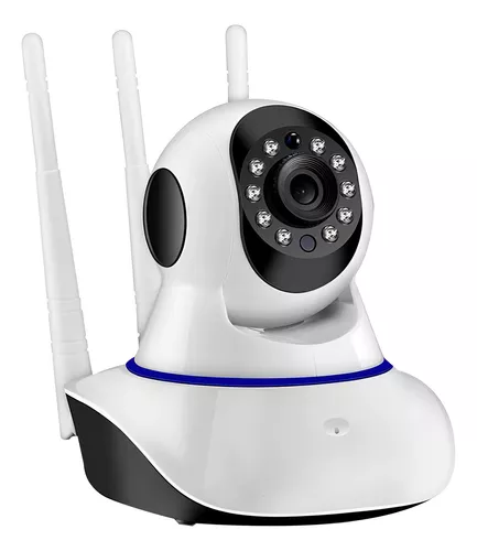 Miniatura 1 de Camara Robotica Seguridad Wifi 3 Antenas