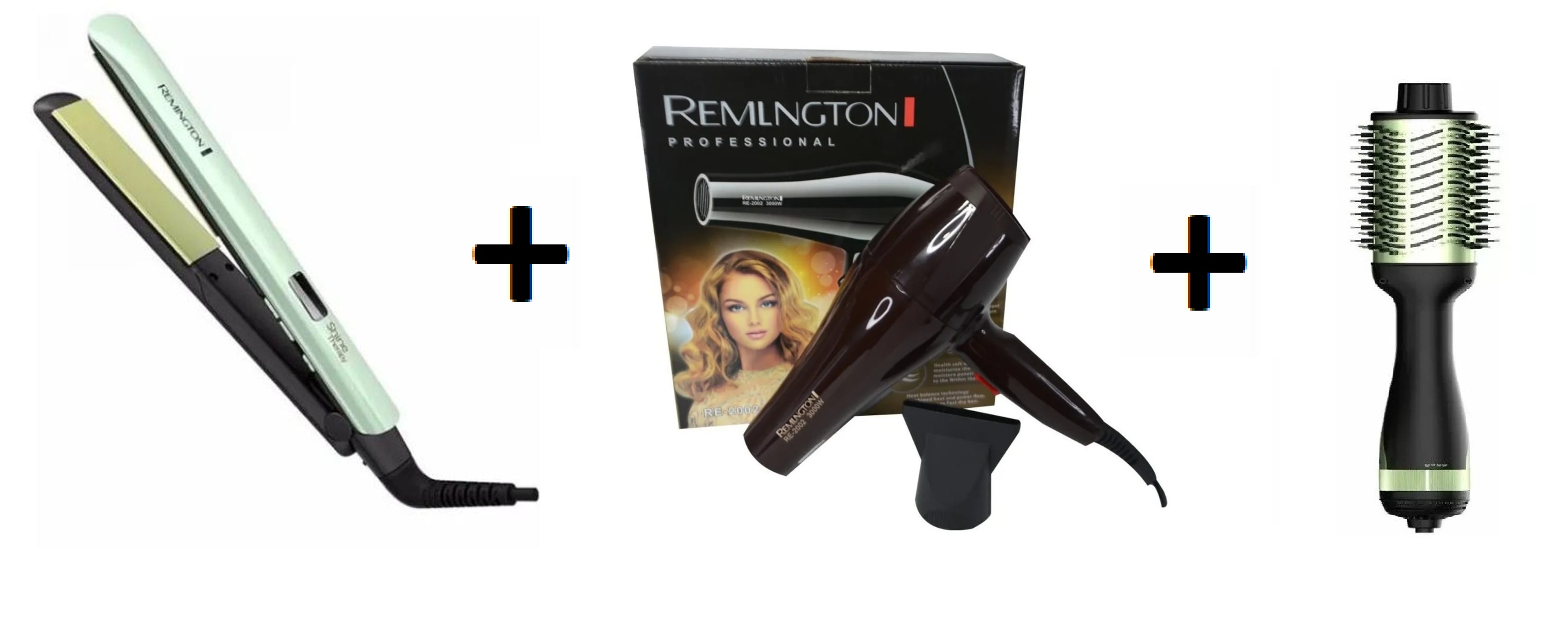 Miniatura 10 de Set Plancha + Secador + Cepillo Secador