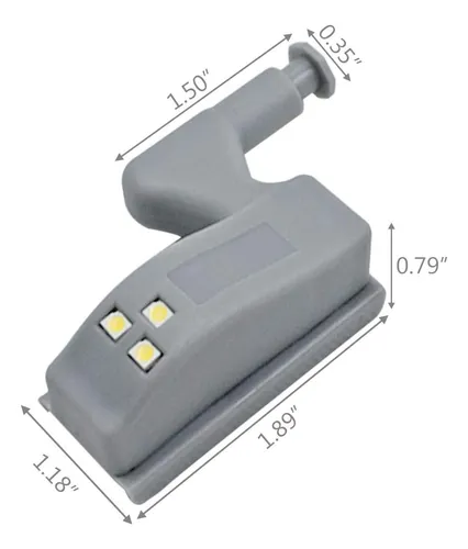 Luz Led bisagra lampara closet
