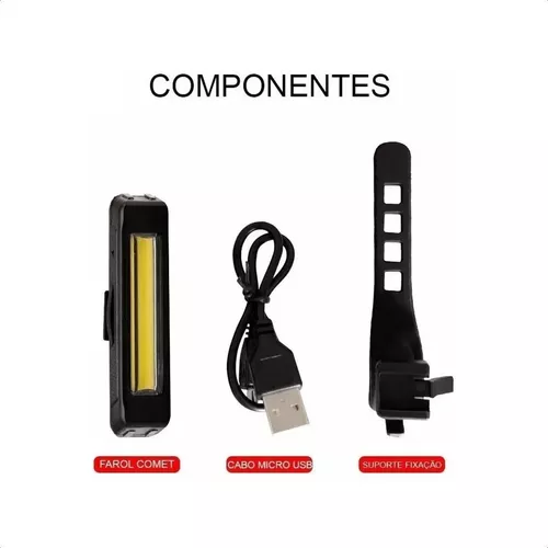 Miniatura 7 de Luz Led para bicicleta recargable