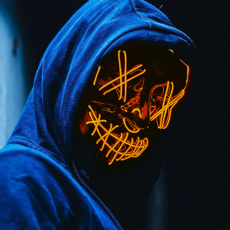 Mascara Luminosa Purga Disfraz C2007