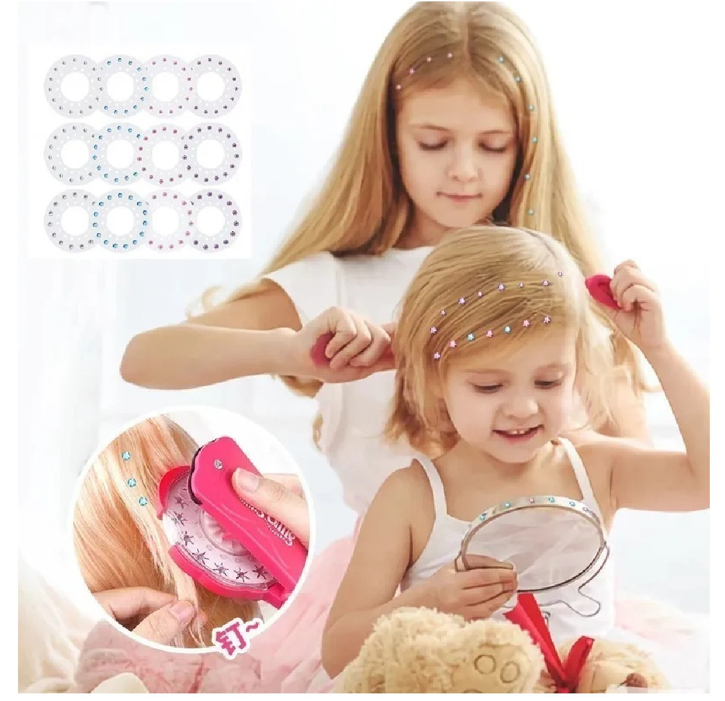 Maquina Pega Gema Cabello BLING BLING