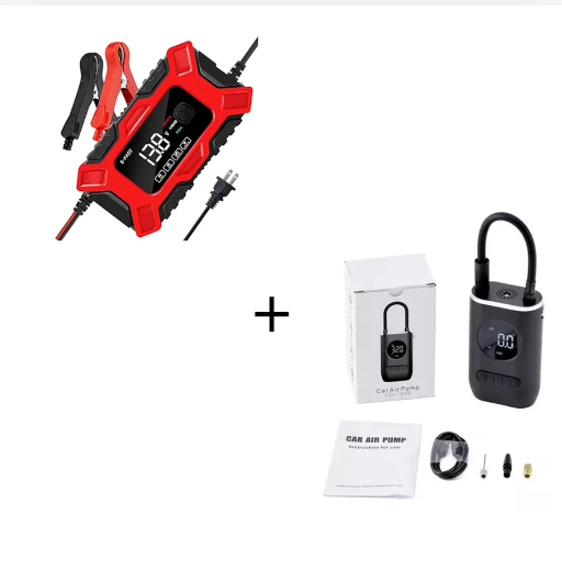 compresor tipo candado+cargador bateria