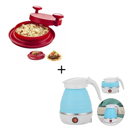 tetera plegable+desmechador pollo