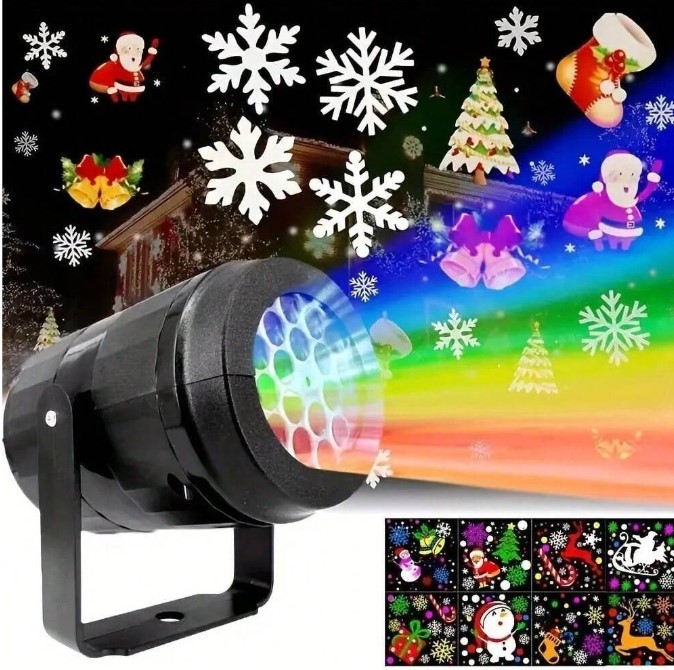 Miniatura 2 de Mini Proyector Led Con Temática Navideña