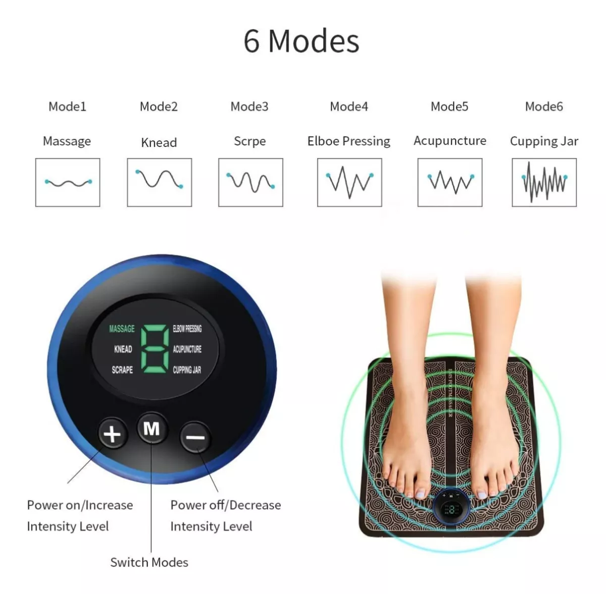 Miniatura 3 de Masajeador De Pies Tapete estimulador