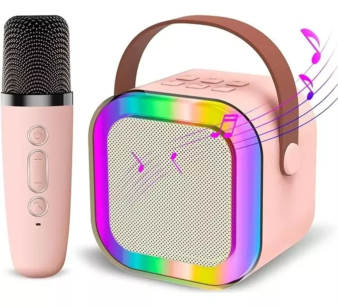 KIT PARLANTE Y MICRÓFONO KARAOKE NIÑOS