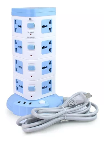 Multi toma corriente torre vertical