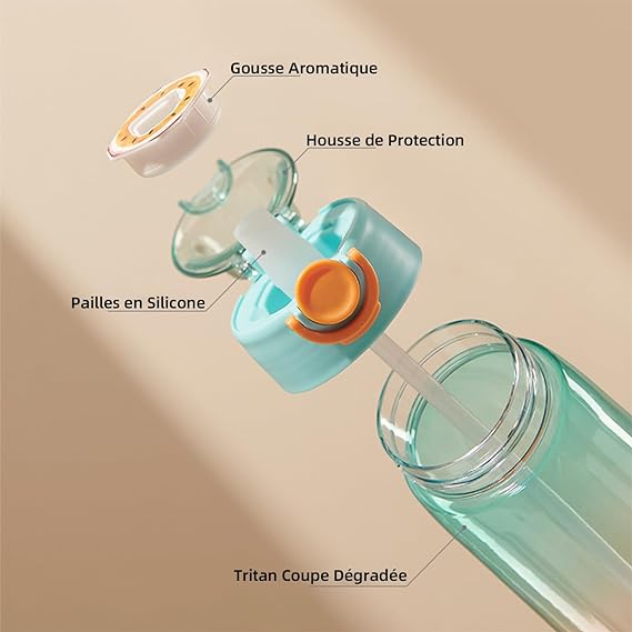 Miniatura 3 de Botella De Agua Con Sabor + 3 Capsulas