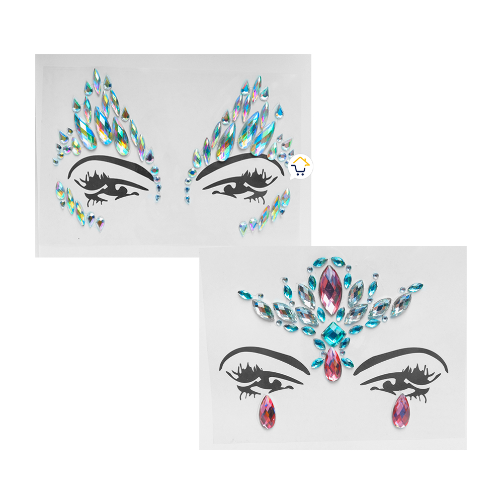 Miniatura 5 de Tatuaje Temporal Piedras Faciales TP3412