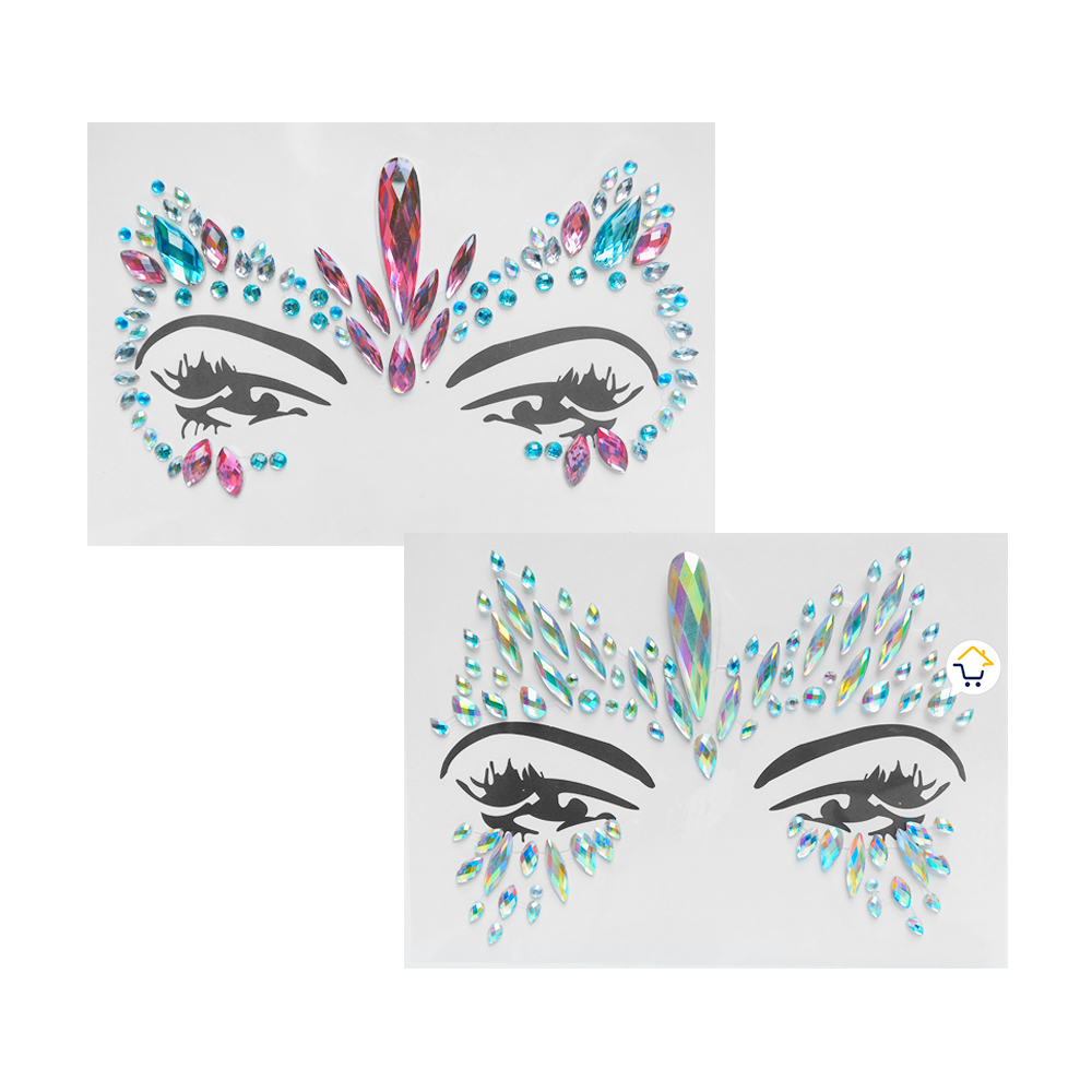 Miniatura 9 de Tatuaje Temporal Piedras Faciales TP3412