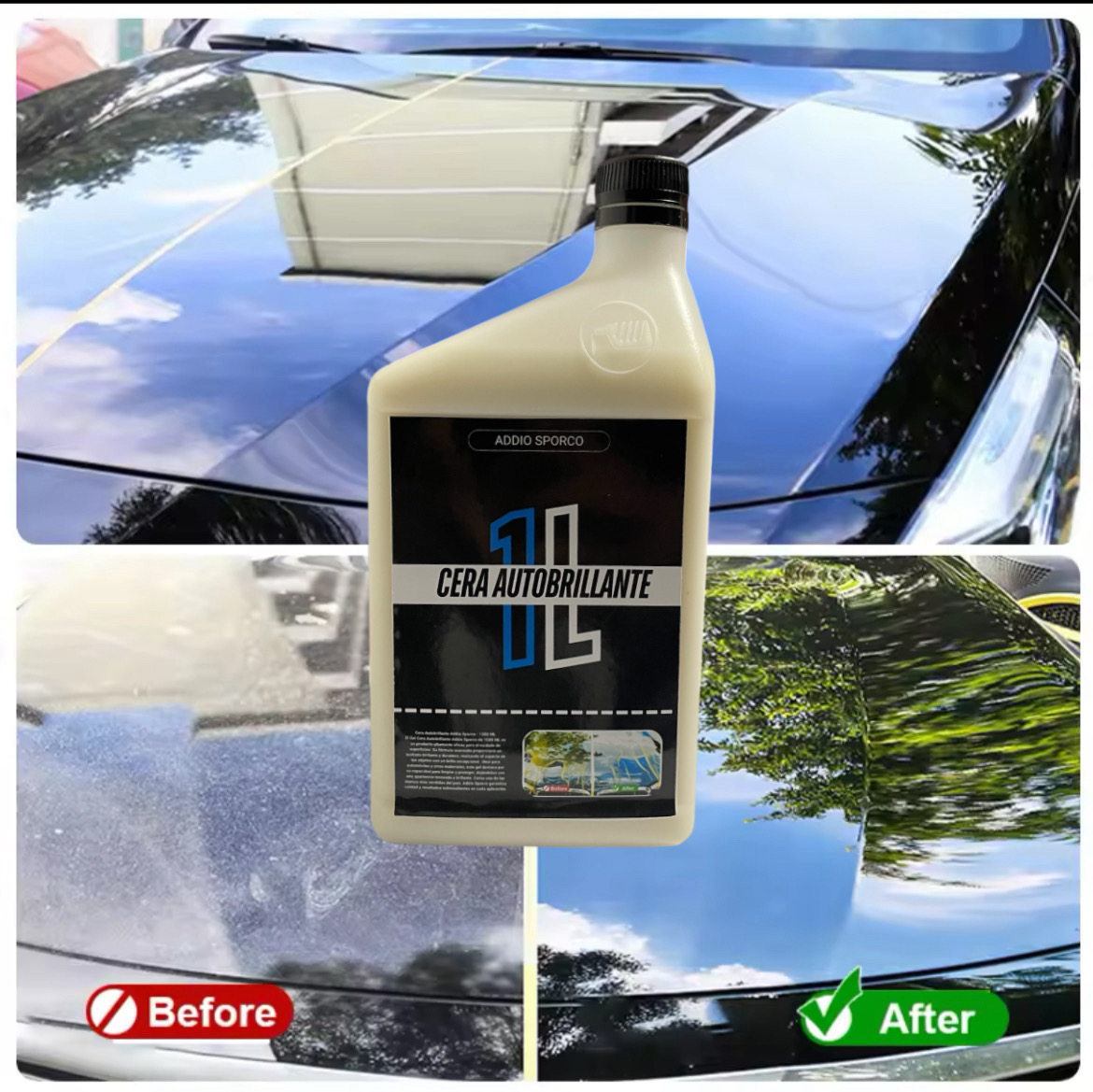 Miniatura 2 de Addio Cera Autobrillante 1 Litro