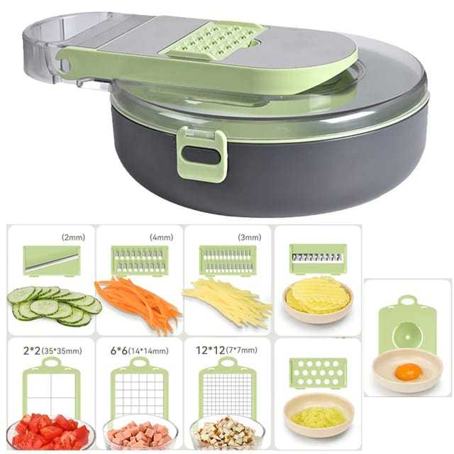 Miniatura 3 de Rayador de frutas y verduras 9 en 1