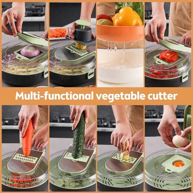 Rayador de frutas y verduras 9 en 1